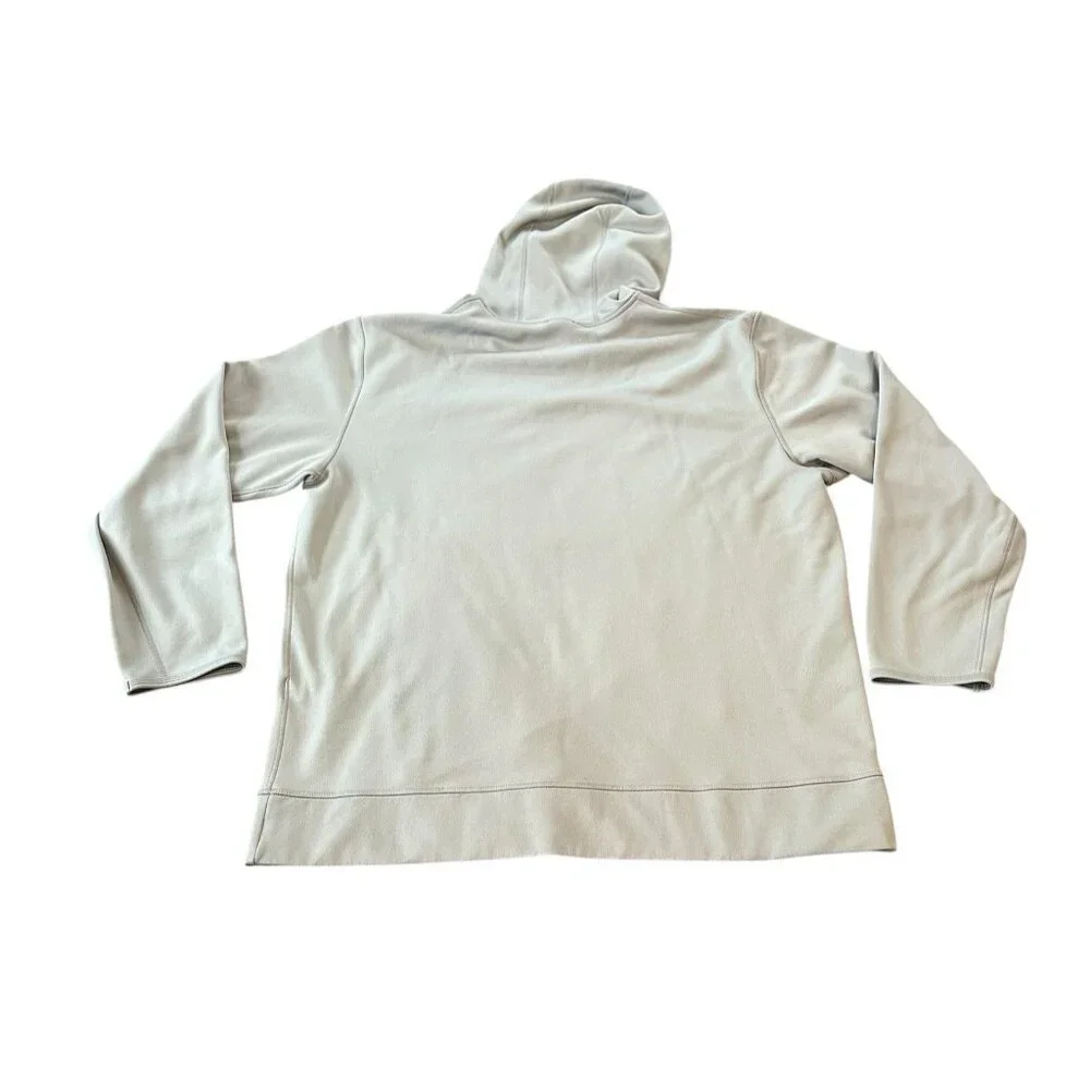 The North Face Men Sweater XXL‎ Gray Hoodie Pullover Sweatshirt Logo Pocket READ